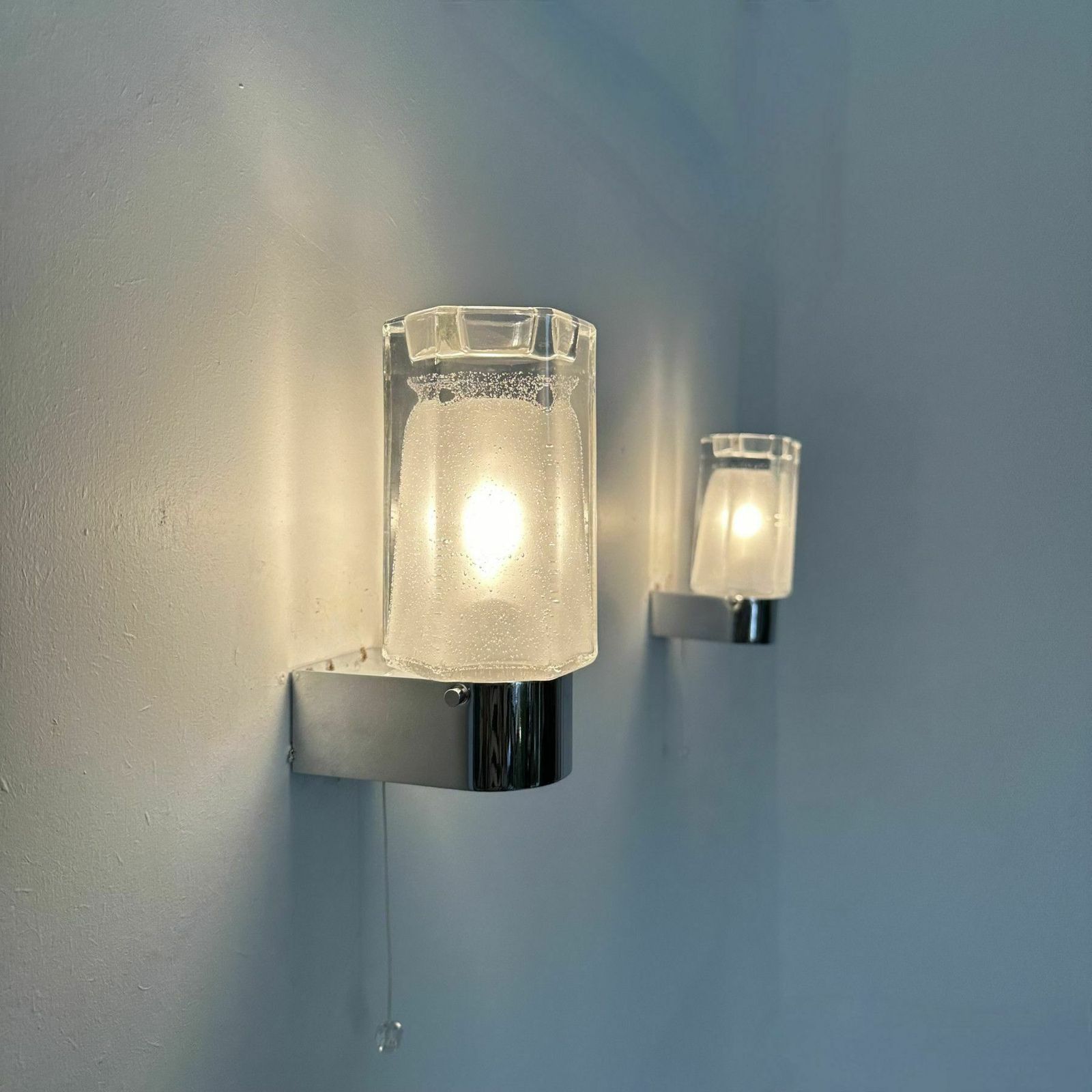 Set Of 2 Limburg Glashütte Wall Lamps Sconce , 1970s photo vinterior