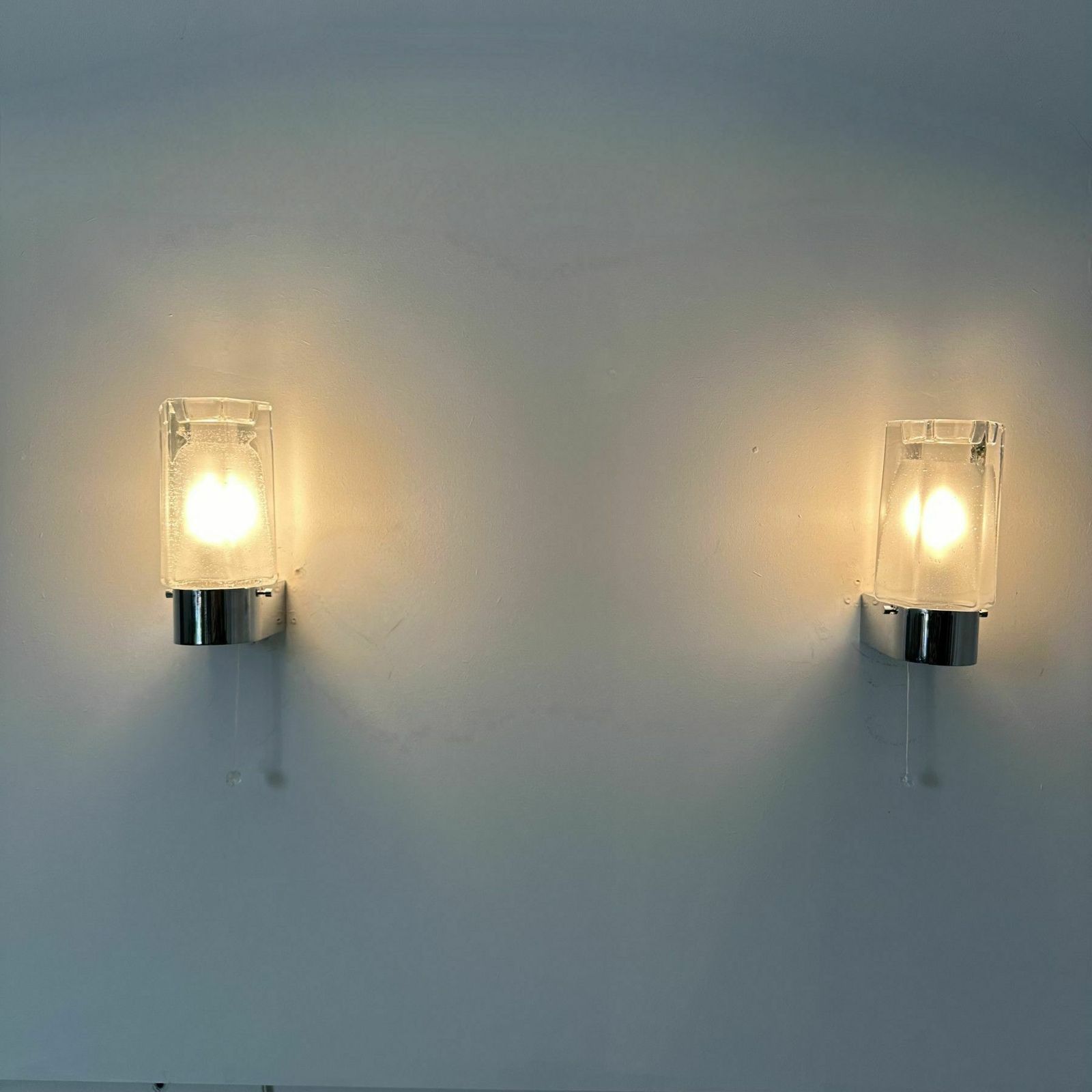 photo furniture Set Of 2 Limburg Glashütte Wall Lamps Sconce , 1970s