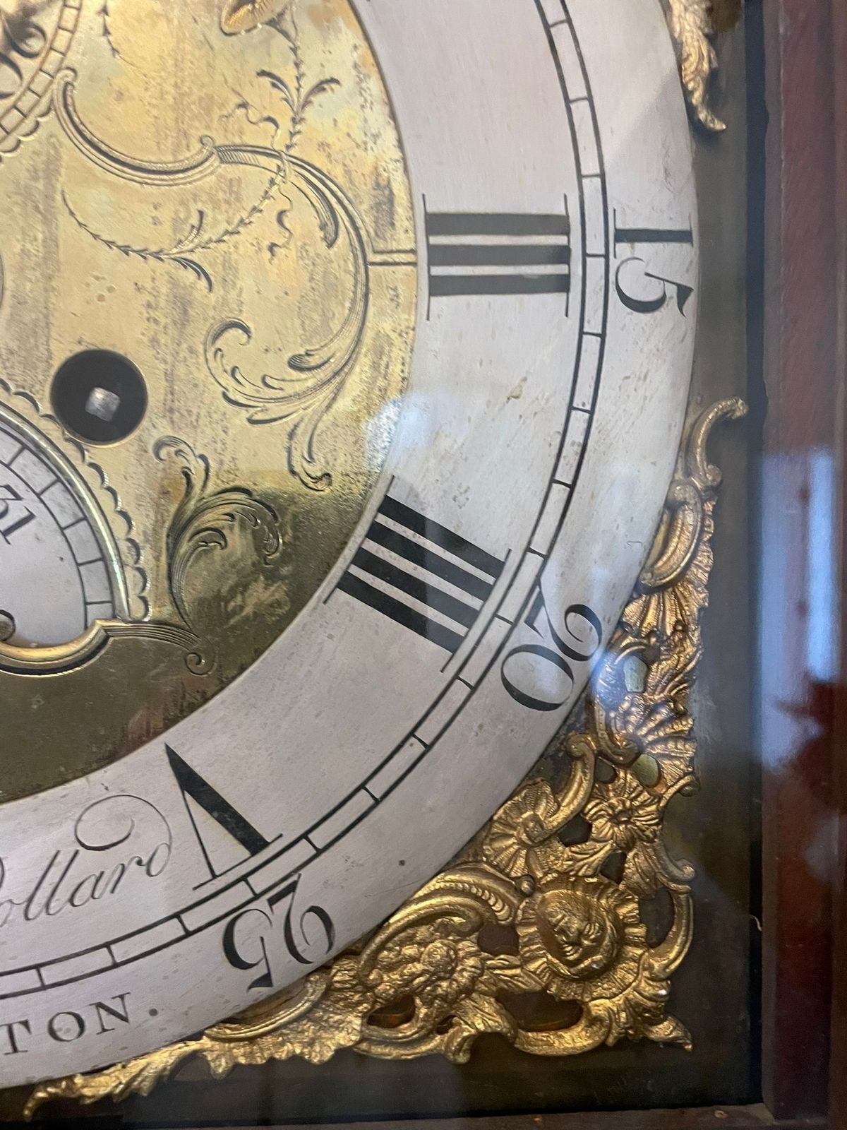 Antique 18th Century Quality Brass Faced 8 Day Longcase Clock By John Pollard Of Crediton photo furniture