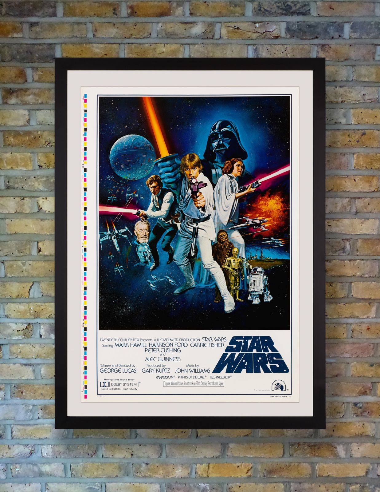 'Star Wars' Original Style C Printer's Proof One Sheet Movie Poster, 1977 photo furniture