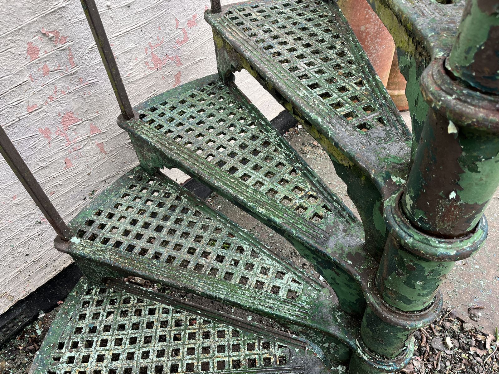 Spiral Staircase, 1930s, Cast Iron photo vinterior