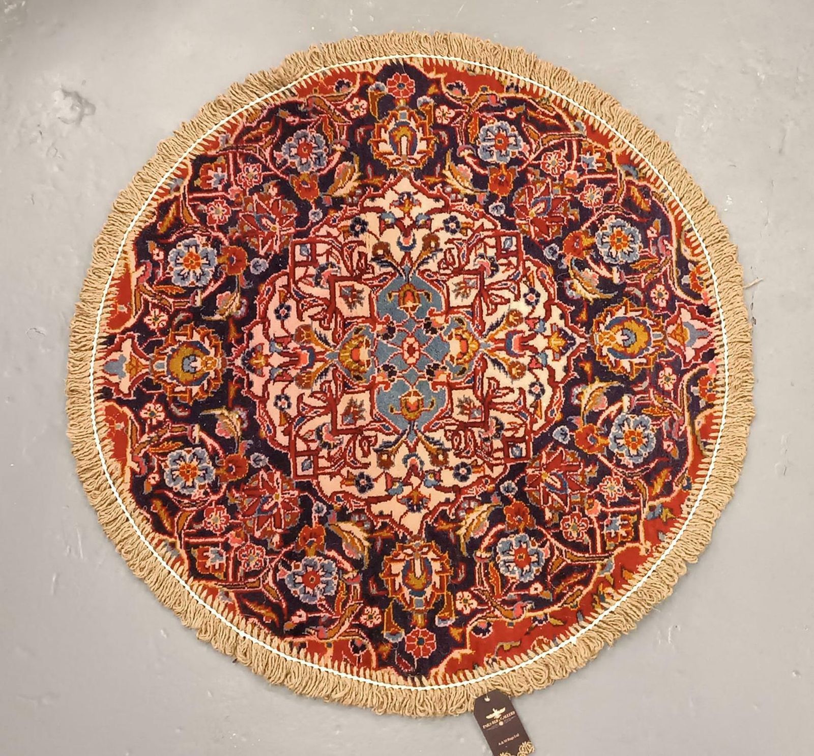 photo furniture Handmade Round Rug Doormat Oriental Circular Interior Carpet Mat Entrance Way