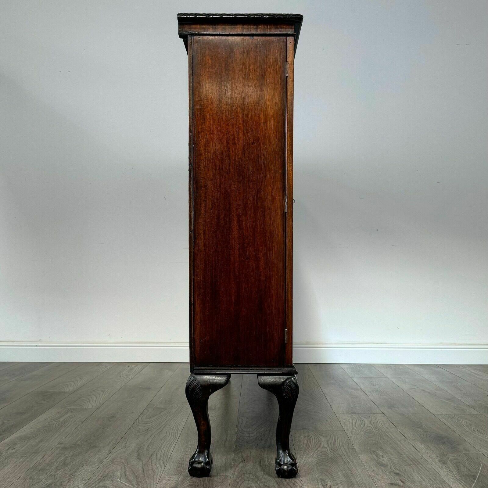 Antique 20th Century Display Cabinet In Mahogany photo vintage