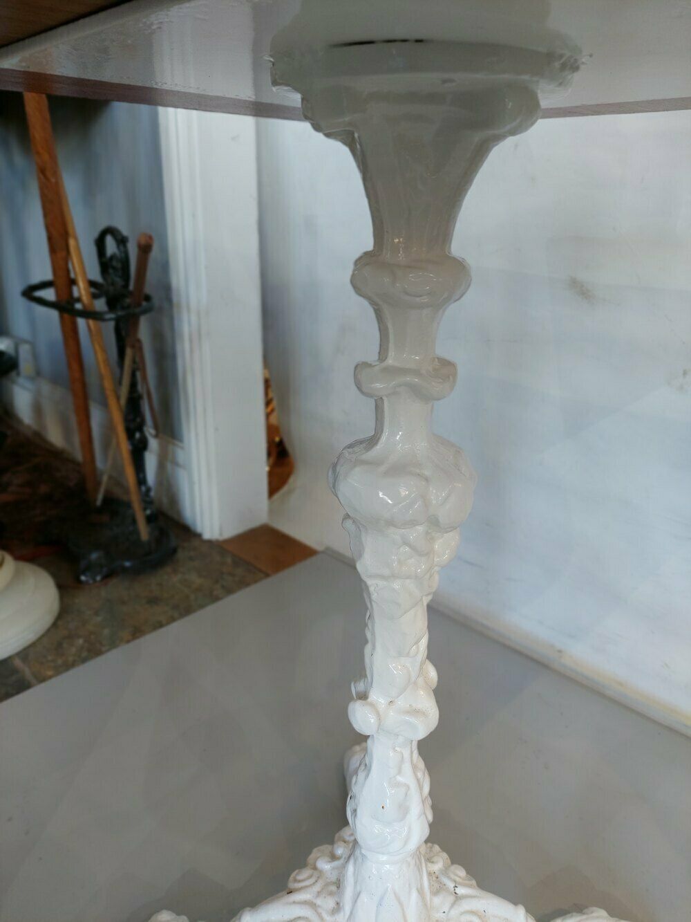 Victorian Cast Iron Garden Table photo for sale