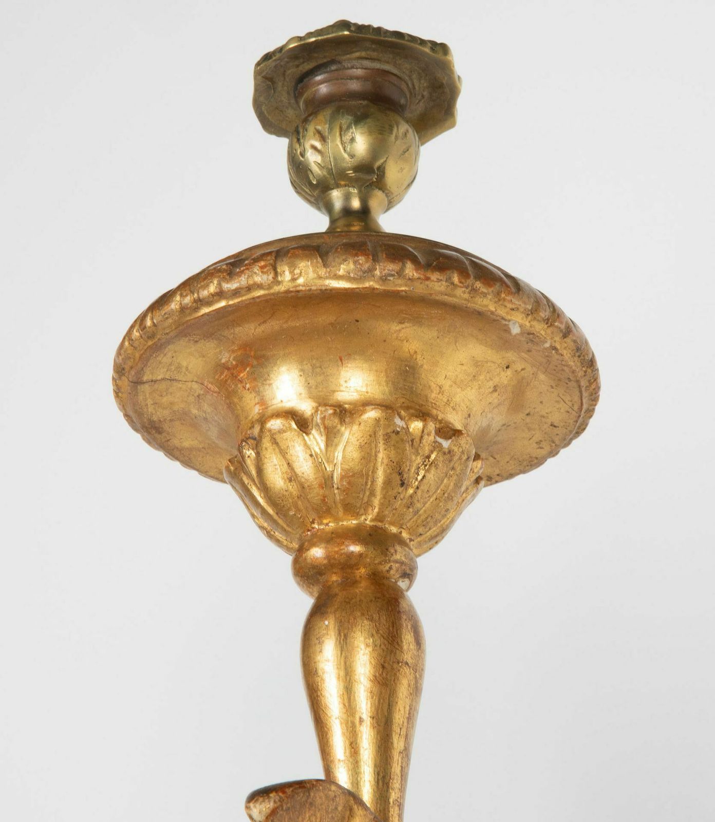 Pair Of 19th Century Giltwood Wall Candle Sconces photo for sale