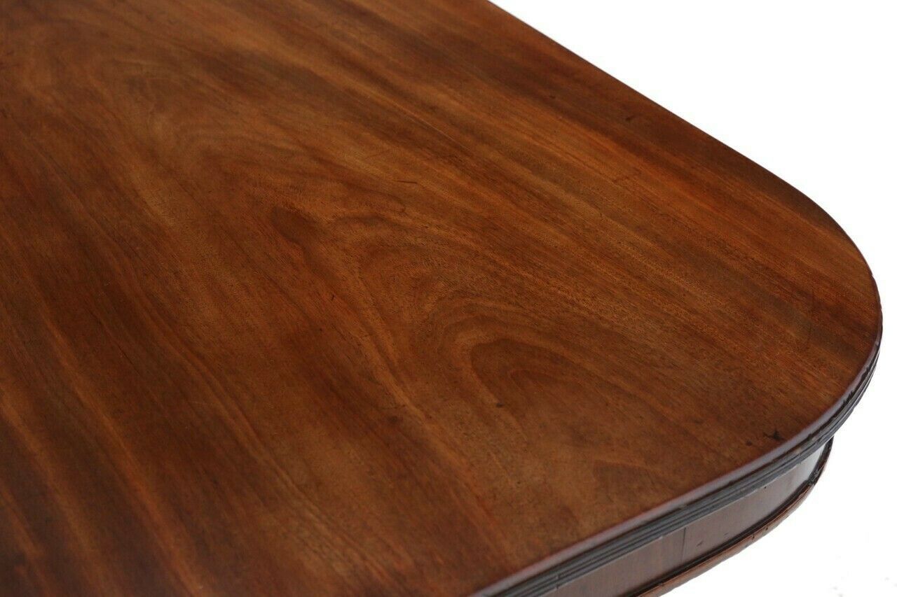 Antique Large  Fine Quality Mahogany Extending Twin Pedestal Dining Table Early 19th Century photo buy