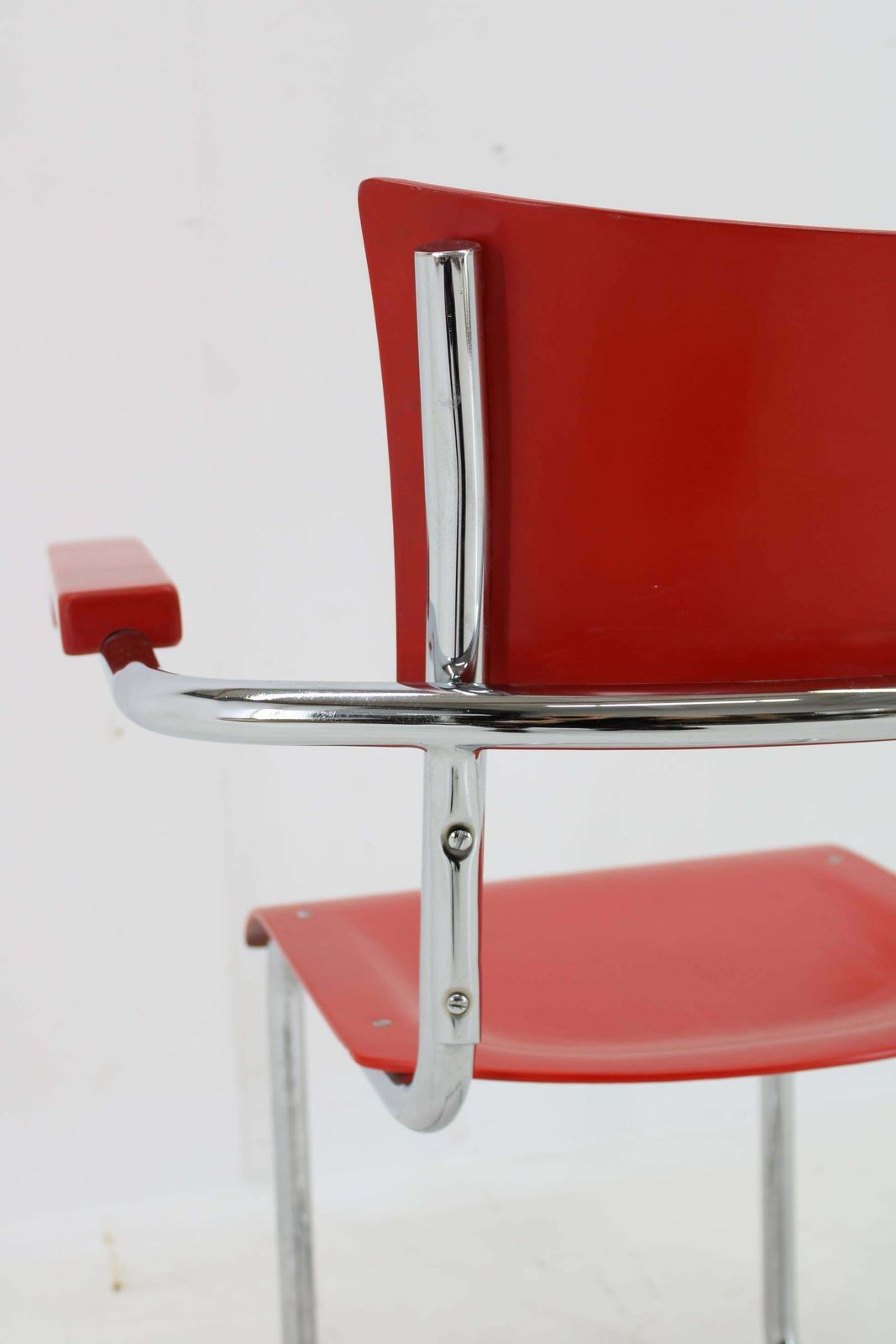 1940s Bauhaus Restored Tubular Armchair, Germany photo buy