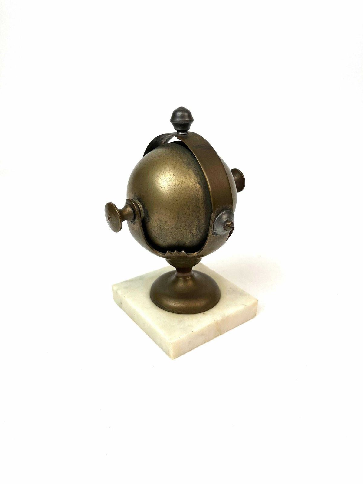 Rare Art Deco Hotel Bell Ball Shaped Antique Reception Bell Germany 1920