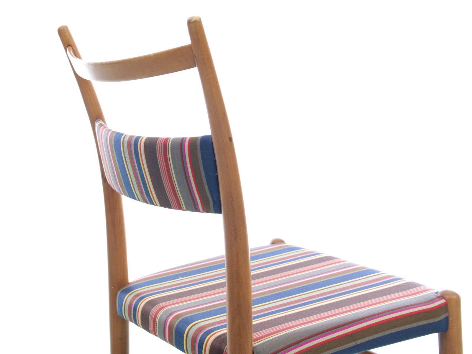 photo for sale Mid Century Modern Scandinavian Set Of 4 Chairs By Yngve Ekström.