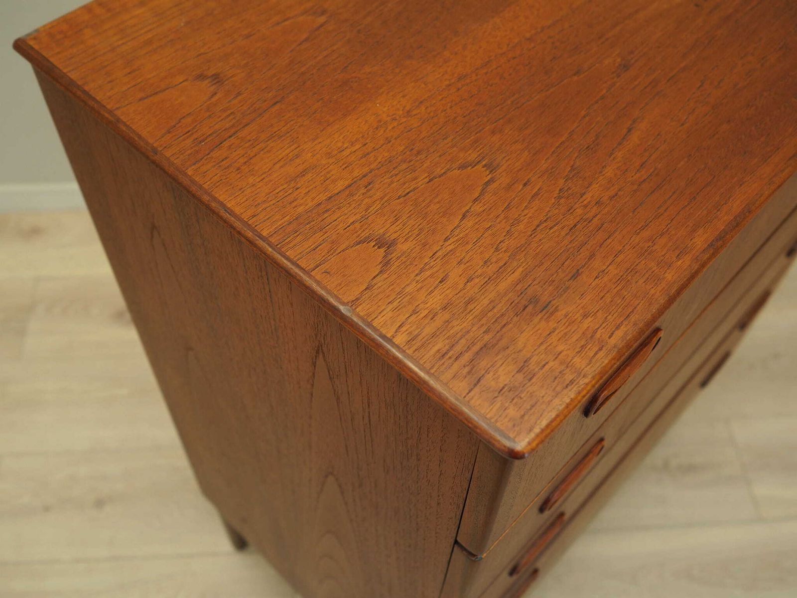 Teak Chest Of Drawers, Danish Design, 1970s, Production: Denmark photo vintage