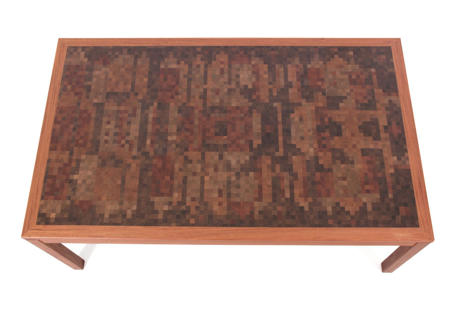 Mid Century Modern Scandinavian Large Coffee Table In Teak By Rolf Middelboe & Gorm Lindum photo Furniture