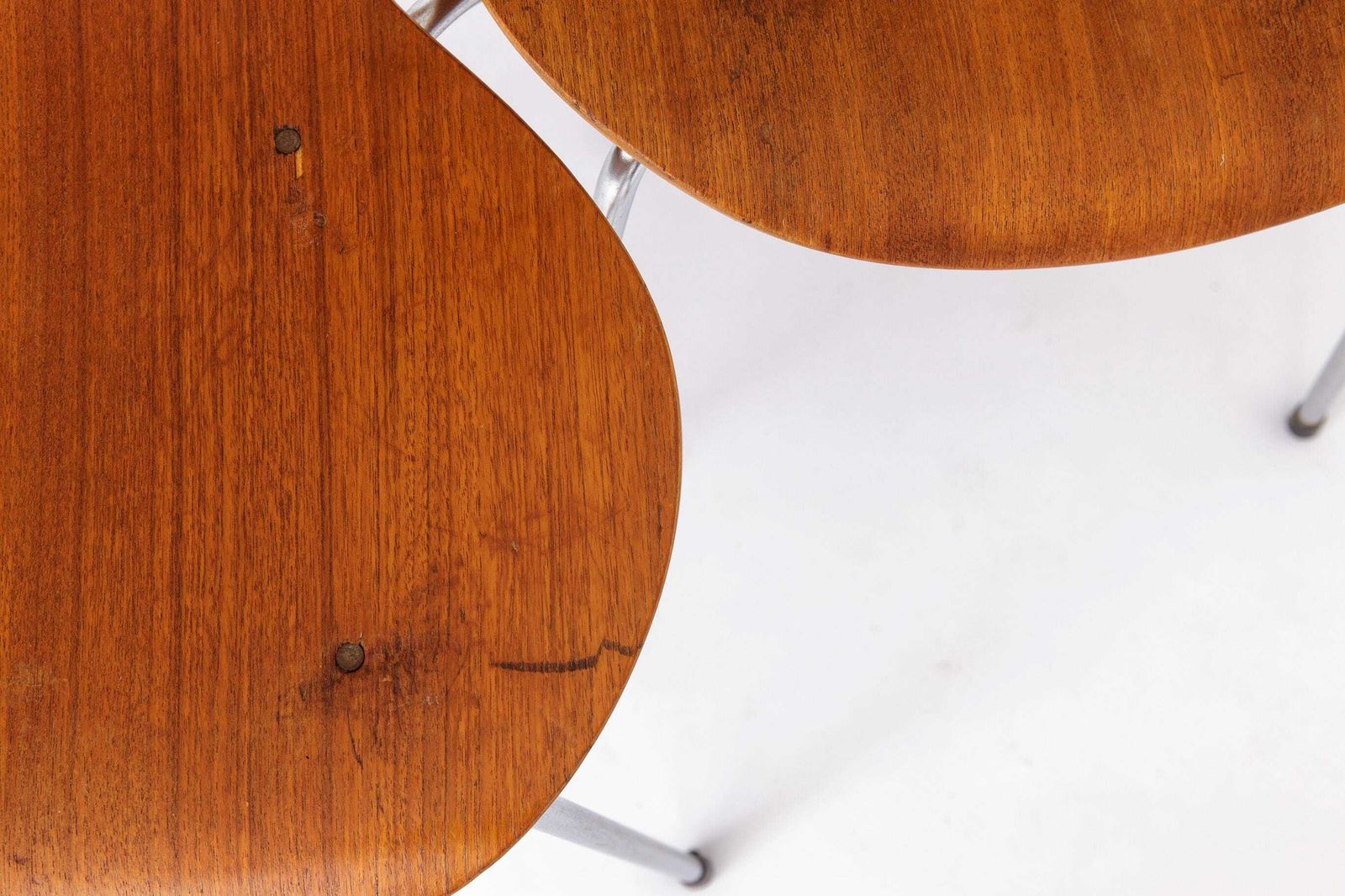 photo furniture Set Of 6 Vintage Stacking Chairs, 1960s, Teak   German Design