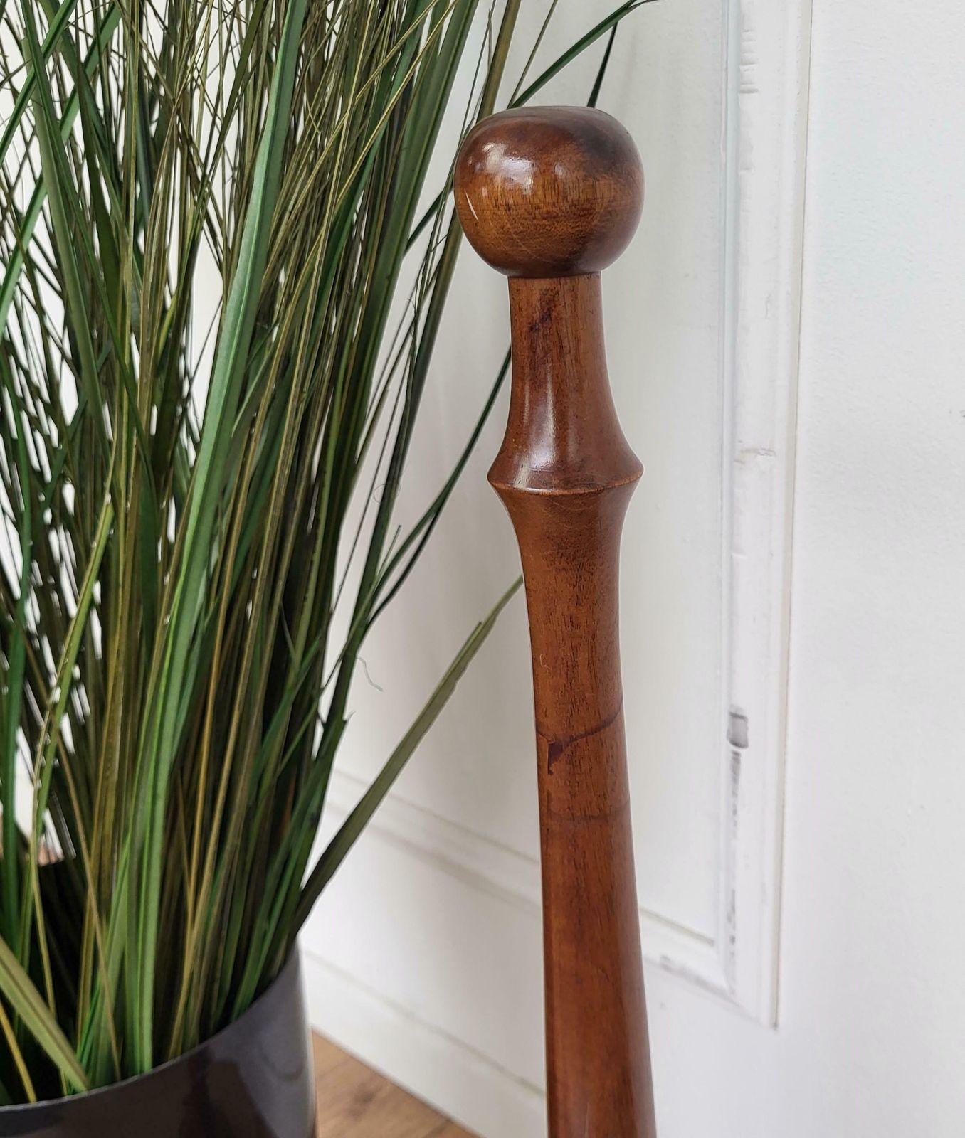 1970s Italian Wooden Door Stop photo Home Fixtures
