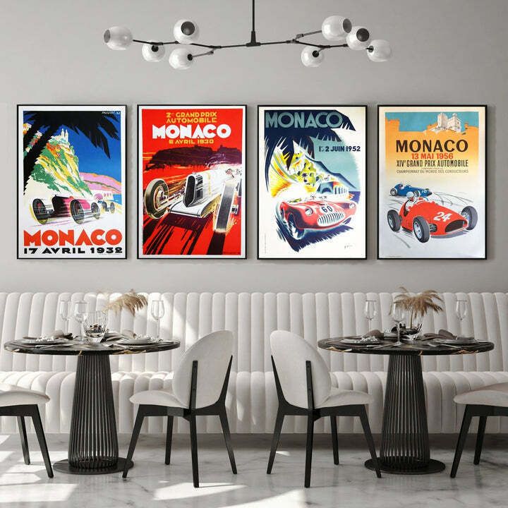 1956 Monaco Grand Prix, 1950s, Vintage photo vinterior