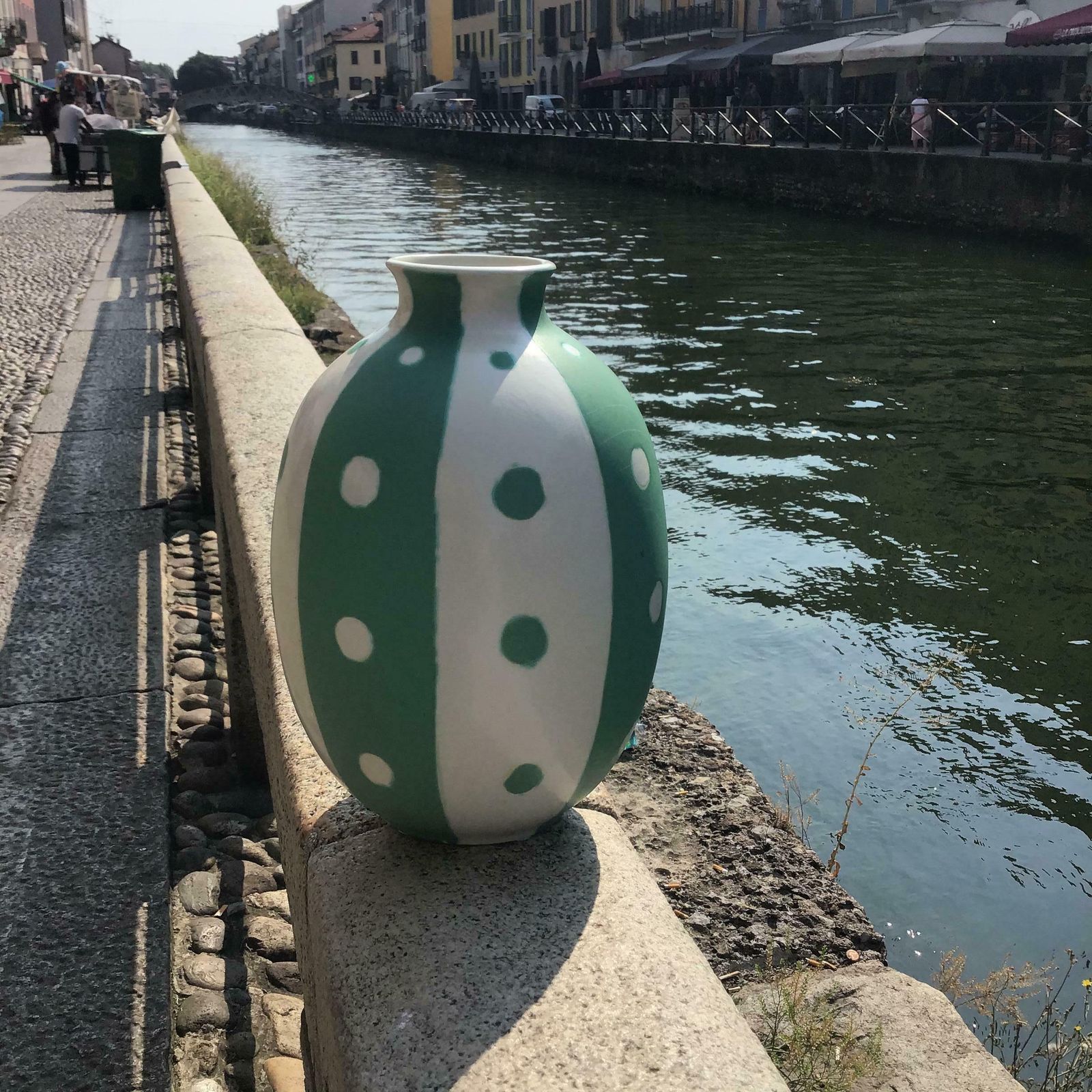 Richard Ginori #Giovanni Gariboldi #Vaso Ceramic 1950s Italy photo 1891.0