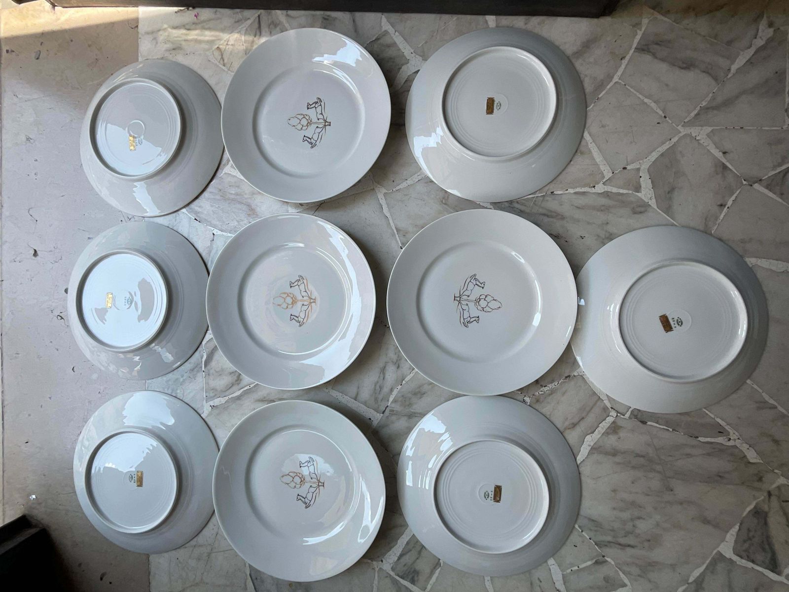 photo furniture Gio Ponti   Richard Ginori   Pittoria Di Doccia   10 Piatti In Porcellana   1929