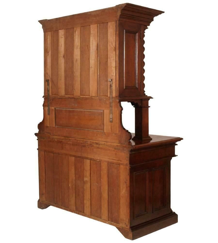 18th Century Important Tuscany Renaissance Sideboard Credenza, In Solid Walnut photo buy