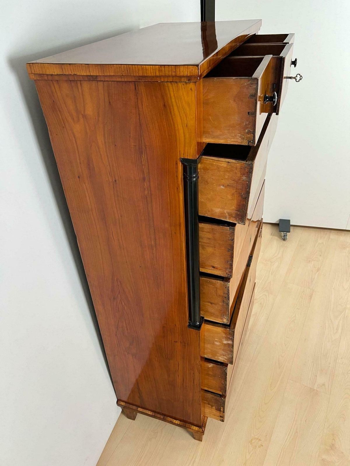 Biedermeier Chiffonier, Cherry Veneer, South Germany Circa 1830 photo Furniture