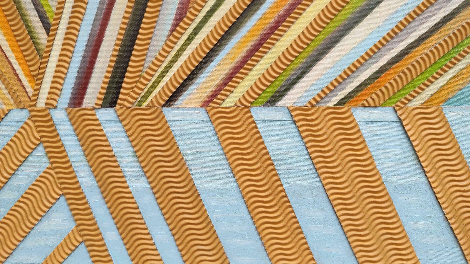 Alyona Prokofjevasand Game 3. 2023, Canvas, Oil, Collage, 50x40 Cm2023 photo furniture