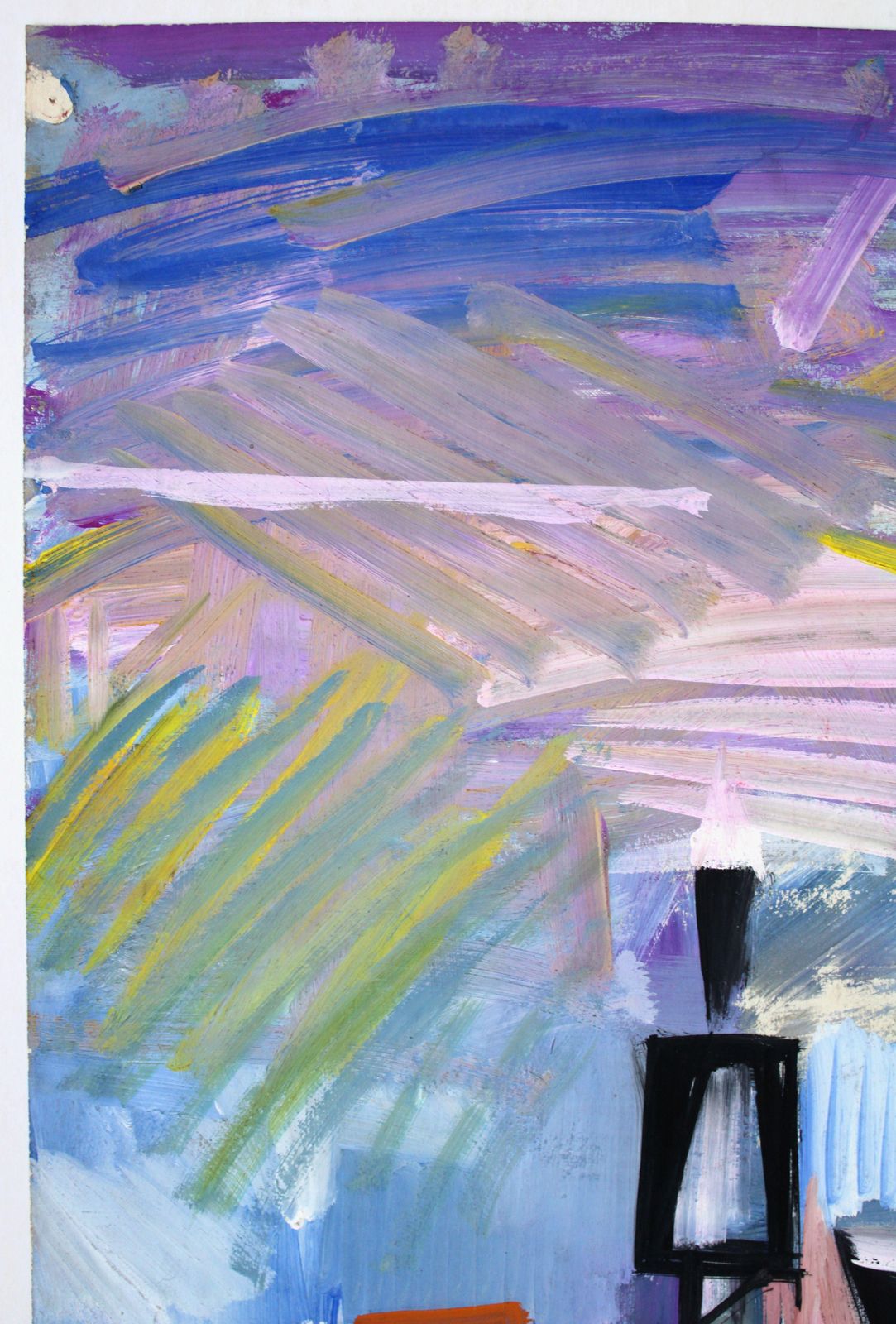 Gunars Klavaabstract With Vase. 1965, Paper, Gouache, 79 X 59, 5 Cm1965 photo Art