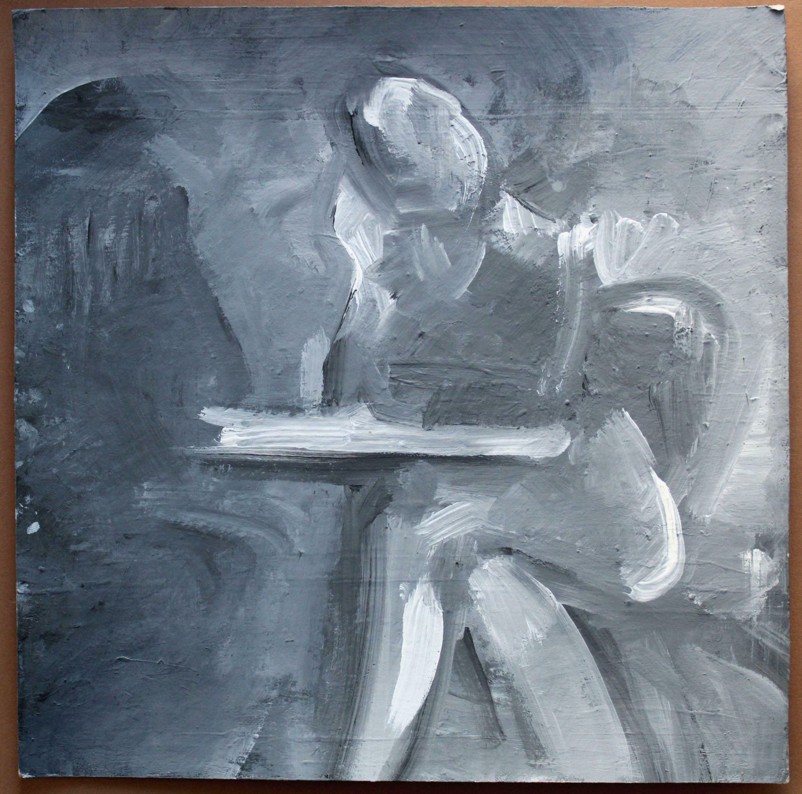 Ansis Butnorcafe. 2024., Acrylic, Paper, 25x25 Cm2024 photo furniture