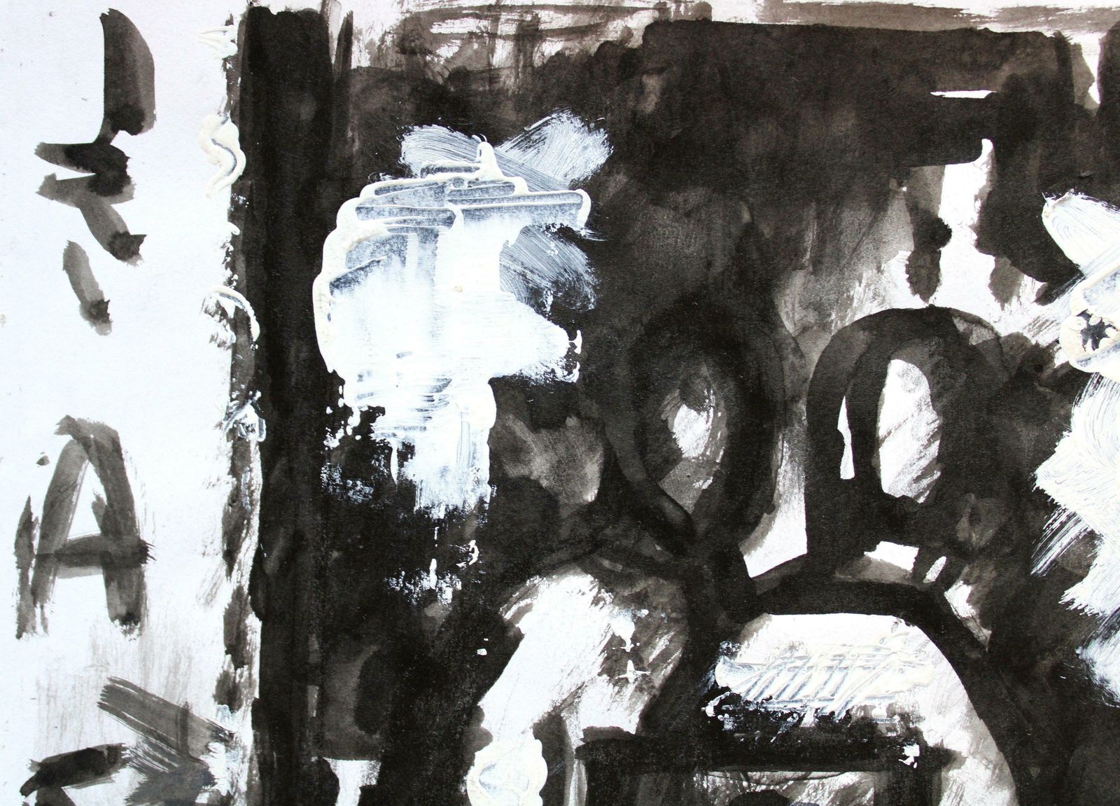 Ansis Butnorstreet Cafe. 2021, Acrylic, Paper, 25x25 Cm2021 photo vinterior