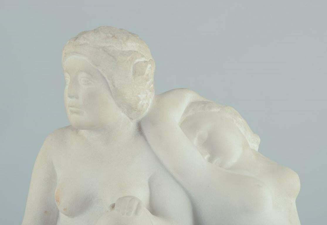 Jean René Carrière. Large And Impressive "Naiades"  Marble Group Sculpture. photo 3863.0
