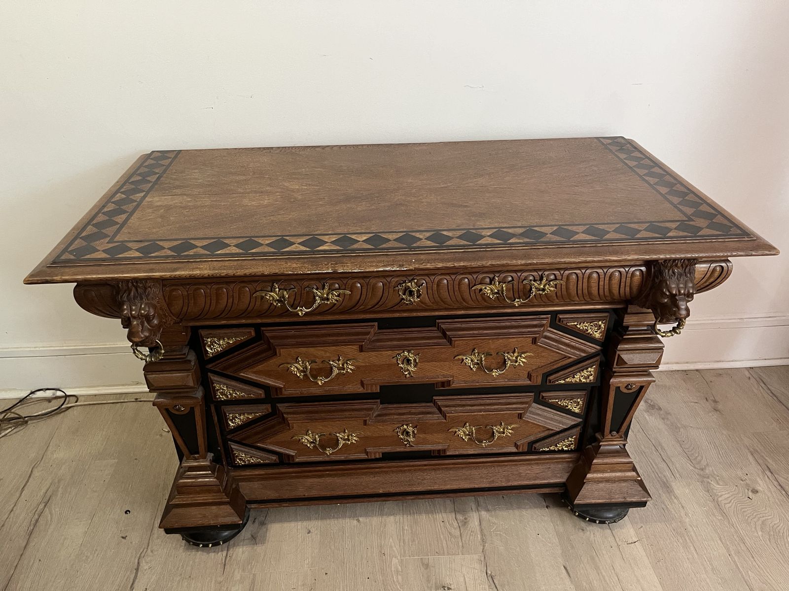 Swedish Neo Gothic Chest Of Drawers Early 20th C photo furniture