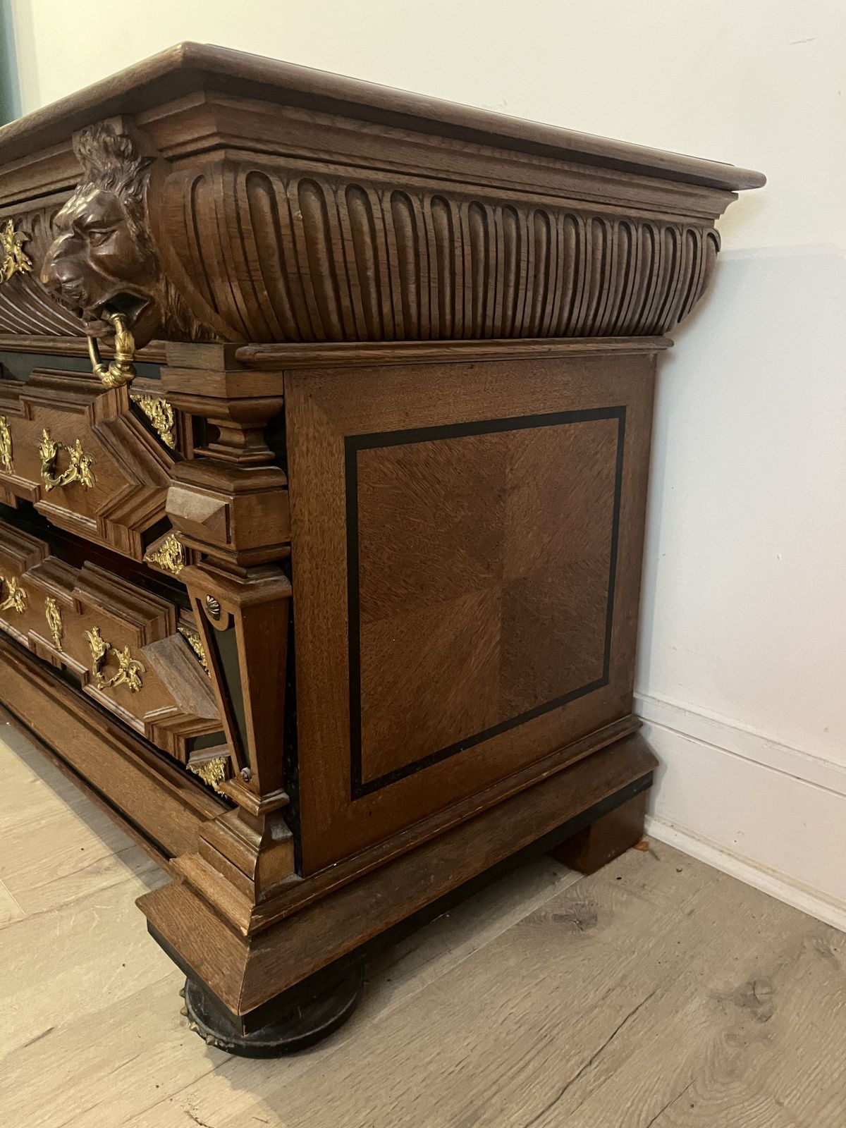 Swedish Neo Gothic Chest Of Drawers Early 20th C photo vinterior