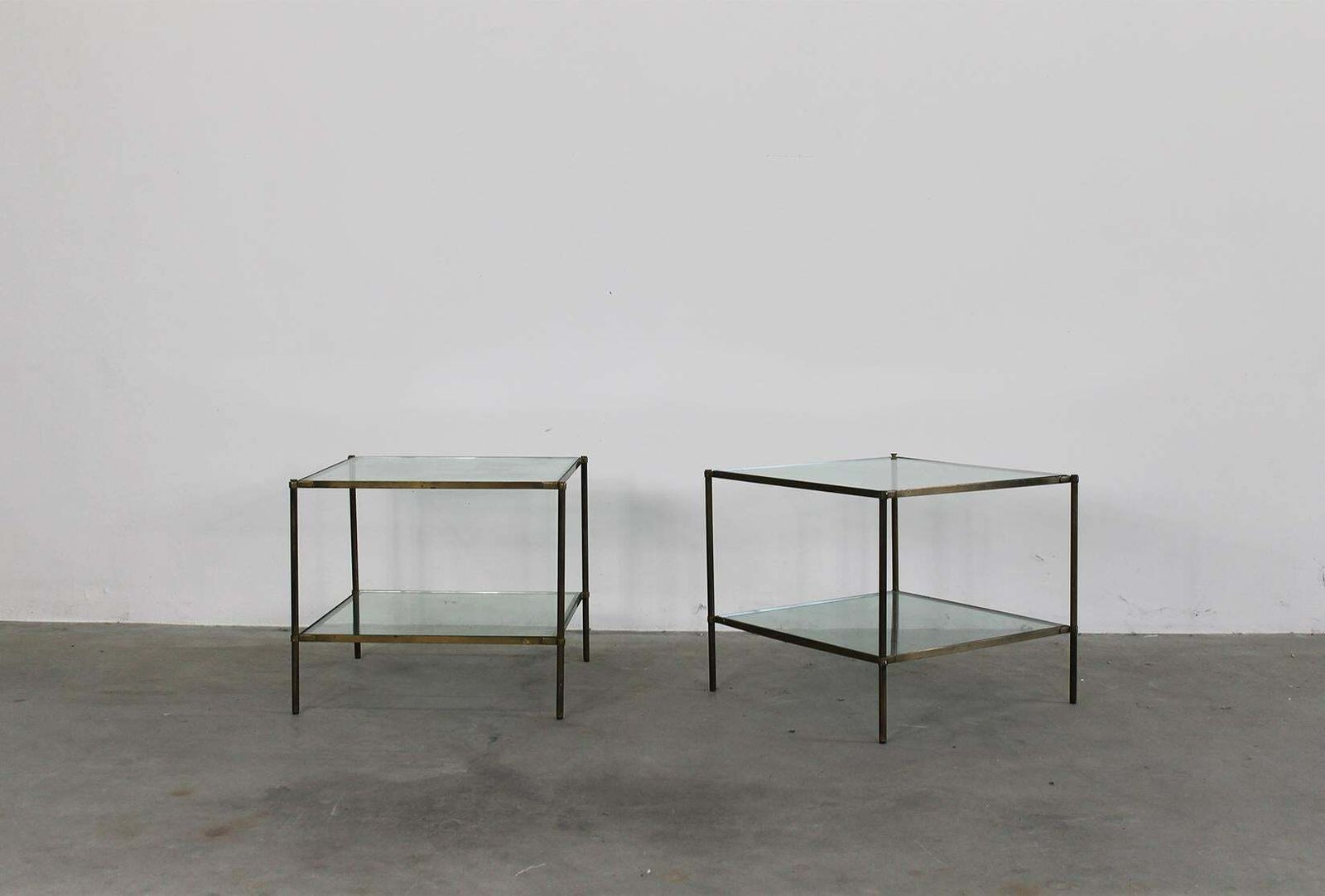 Corrado Corradi Dell' Acqua Set Of Two T12 Montecarlo Tables By Azucena 1949 photo furniture