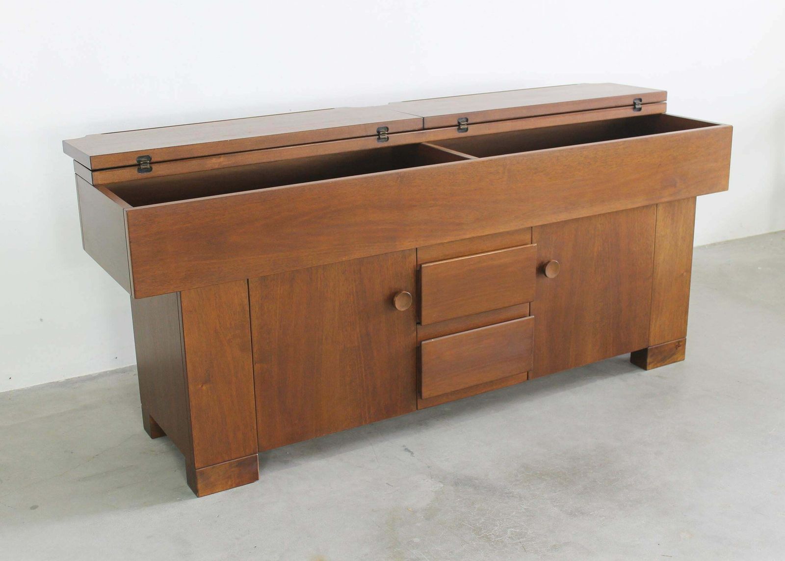 Giovanni Michelucci Torbecchia Sideboard In Walnut Wood By Poltronova 1964 photo buy