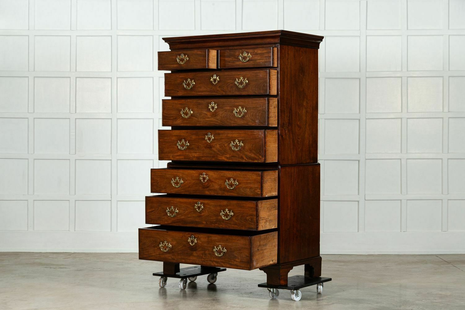 English George III Mahogany Chest On Chest photo furniture