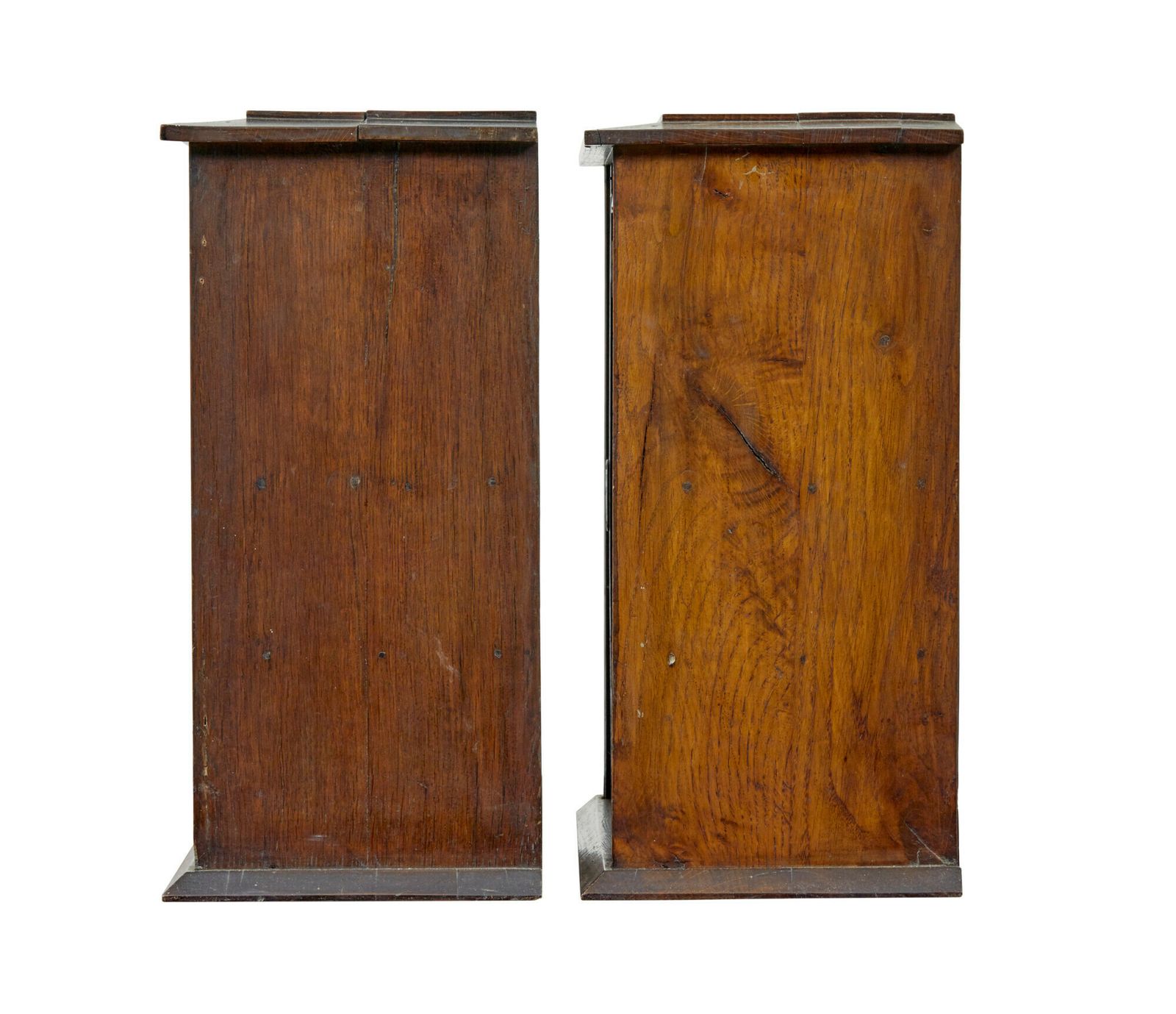 Pair Of English Oak Small Cabinets Made From Hmy Osbourne photo buy