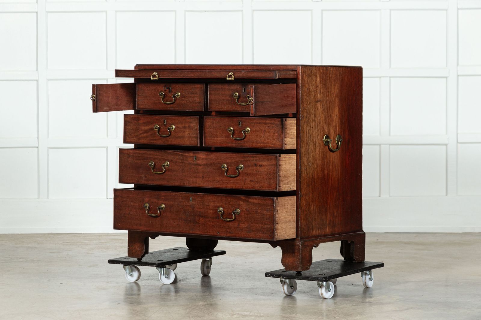 English George III Mahogany Bachelors Chest photo furniture