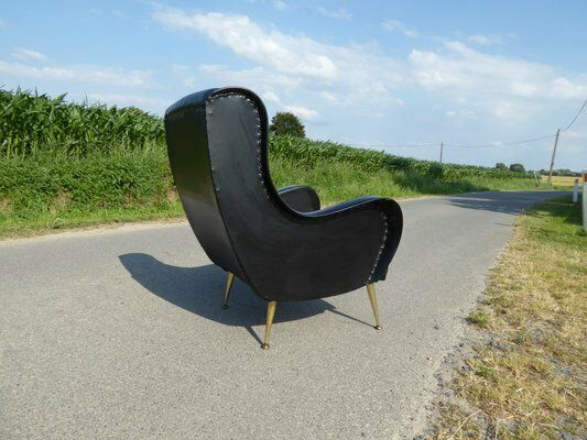 Italian Relax Lounge Chair In The Style Of Marco Zanuso, 1950s photo for sale