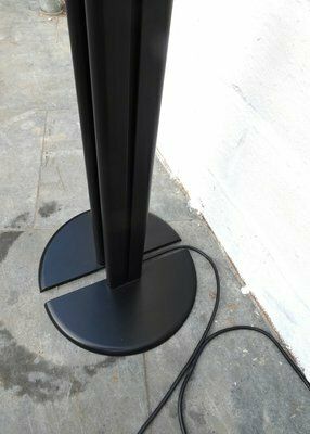 photo vintage Vintage Italian Black Metal Floor Lamp By Lami Progretti, 1980