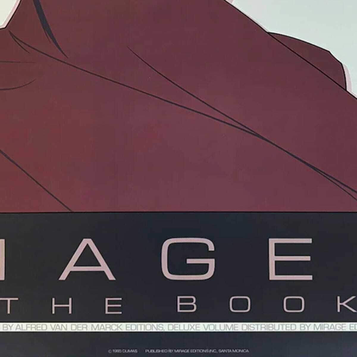 1980s Original Gorgeous Patrick Nagel "The Book" Art Poster. photo Art