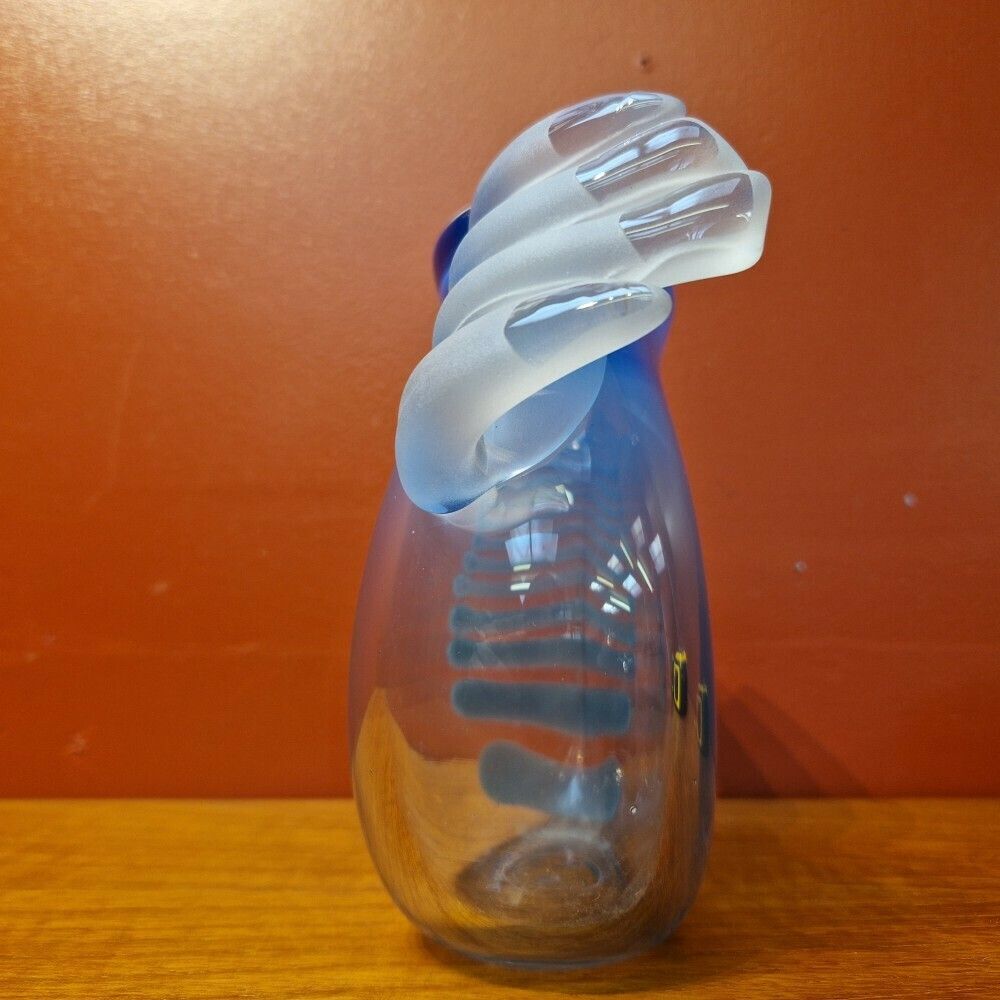 1990's Uk Studio Art Glass Vase By Karlin Rushbrooke photo furniture