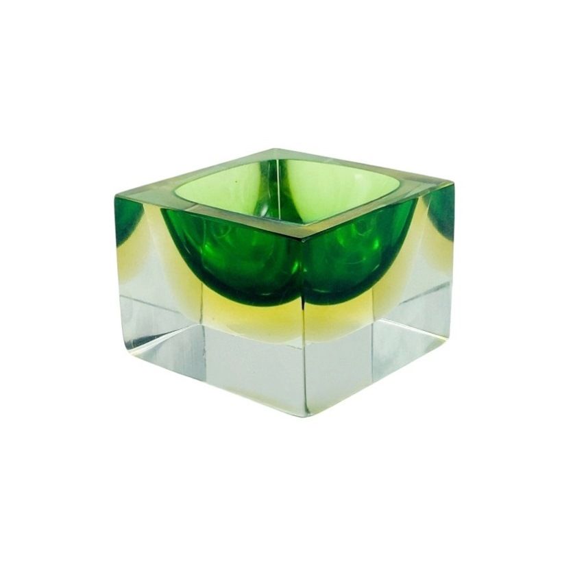 Sommerso Murano Glass Catch All Or Ashtray By Flavio Poli For Seguso Vetri D'arte, Italy, 1970s