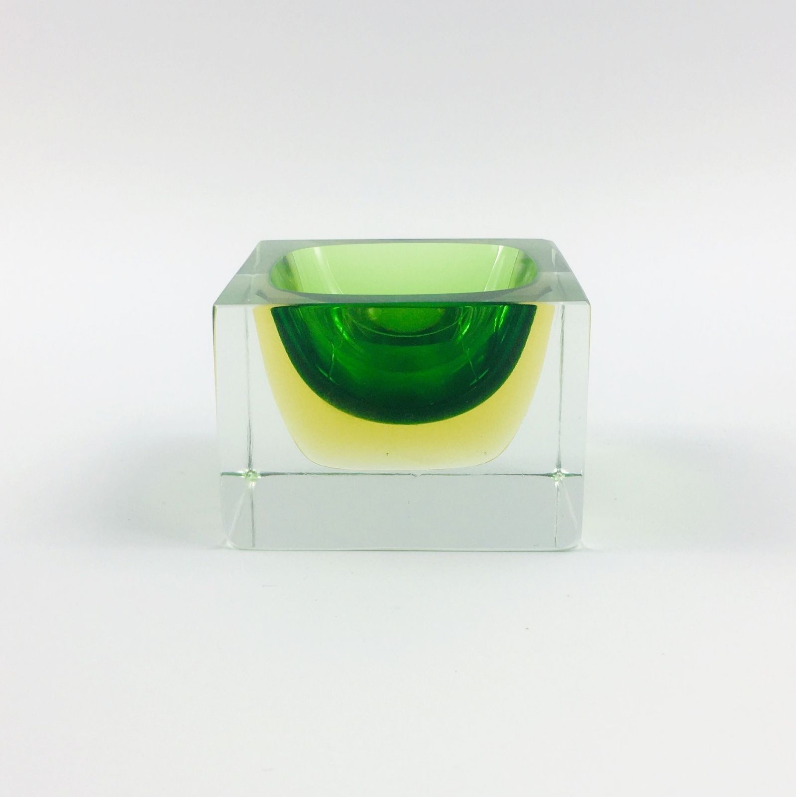 Sommerso Murano Glass Catch All Or Ashtray By Flavio Poli For Seguso Vetri D'arte, Italy, 1970s photo Home Decor