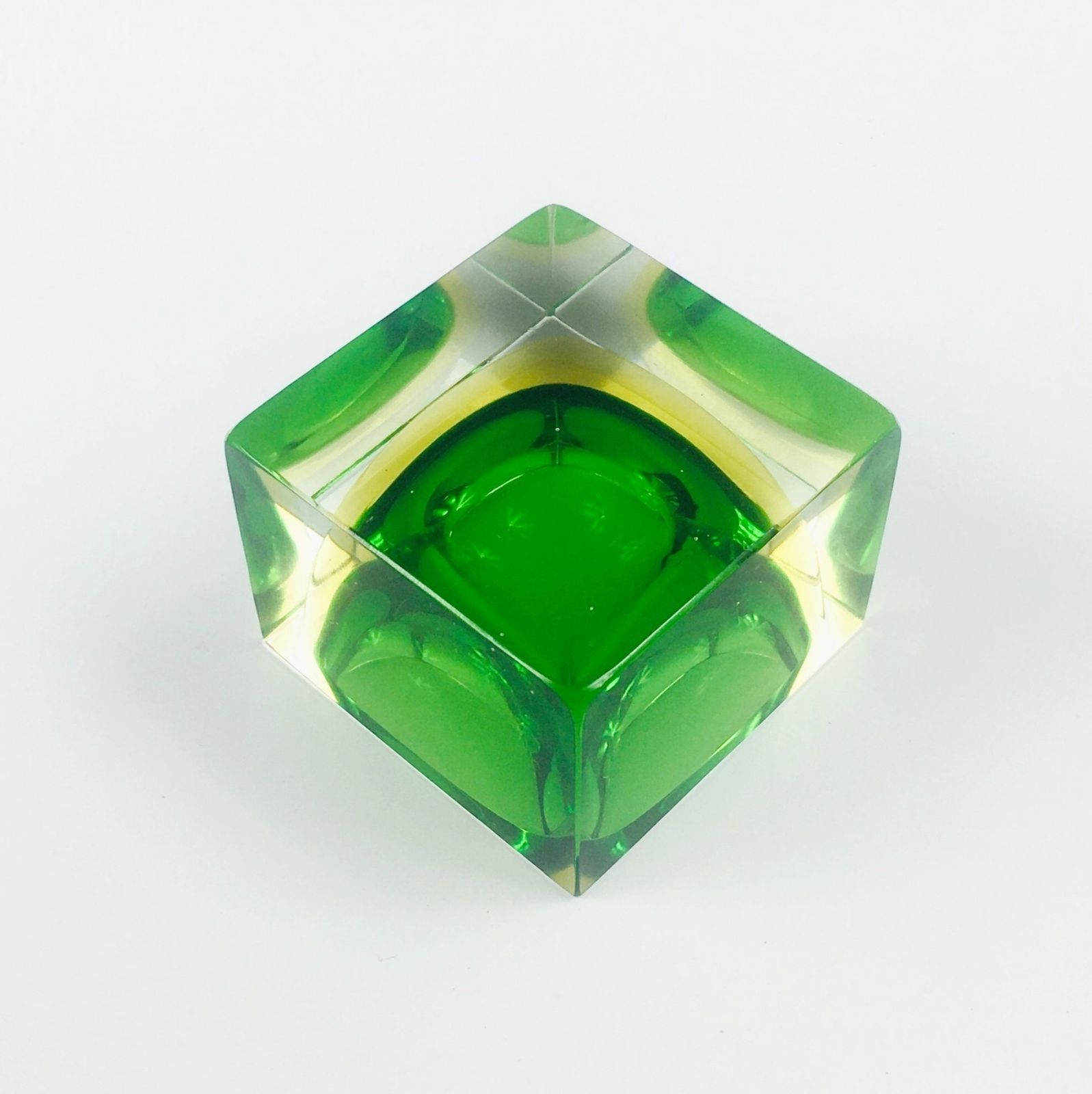 Sommerso Murano Glass Catch All Or Ashtray By Flavio Poli For Seguso Vetri D'arte, Italy, 1970s photo buy