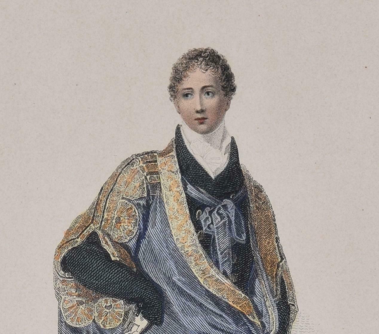 Rudolph Ackermann University Of Cambridge Nobleman Engraving By John Agar 1815 photo furniture