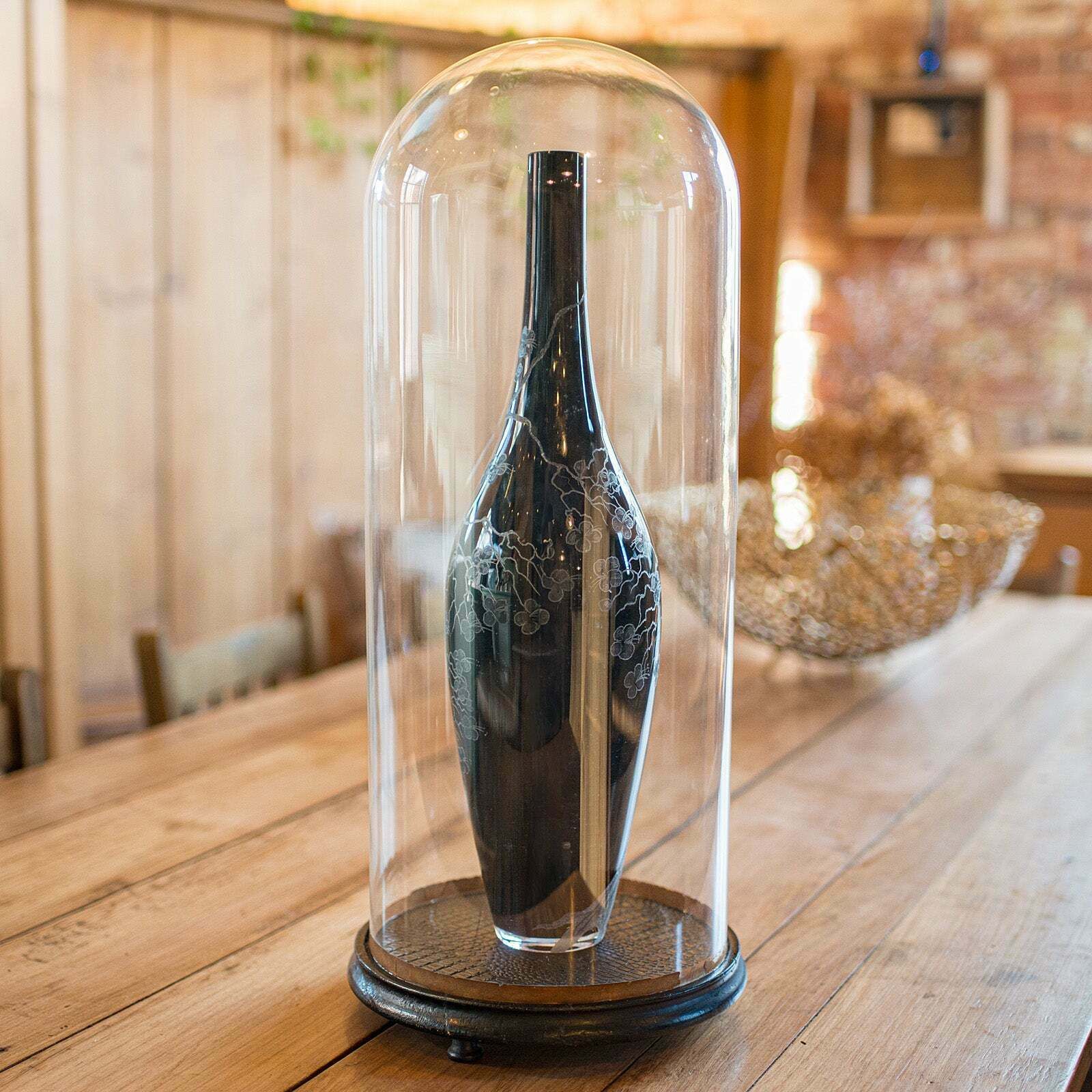 Tall Victorian Antique Specimen Showcase, English Glass, Taxidermy, Display Dome photo furniture