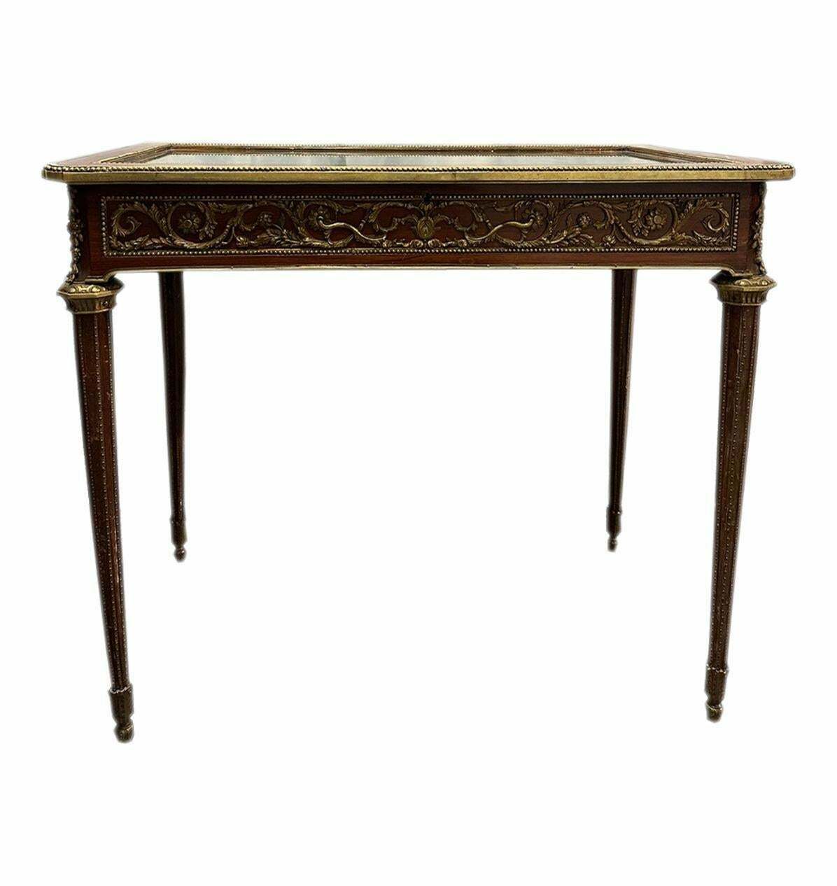 Napoleon III Era Display Cabinet With Bronze Ornaments. France 19th Century. photo furniture