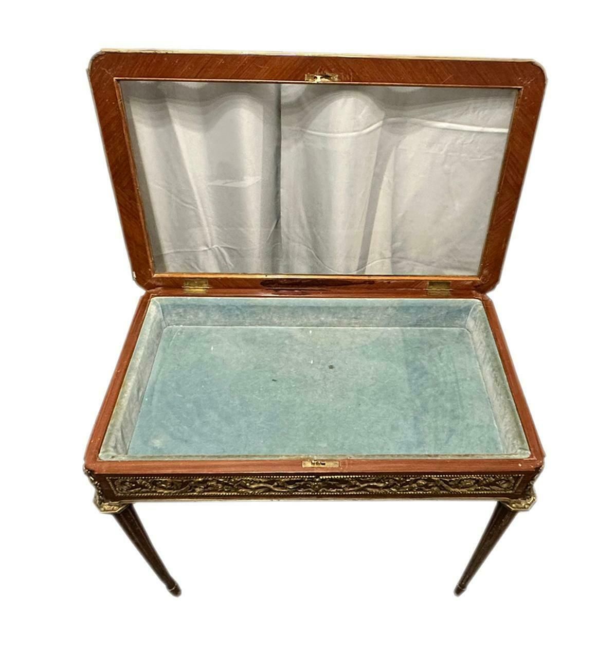 Napoleon III Era Display Cabinet With Bronze Ornaments. France 19th Century. photo buy
