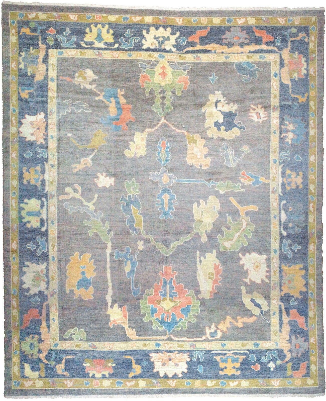 Antique Finished Ushak Carpet 357x309cm photo 8000.0