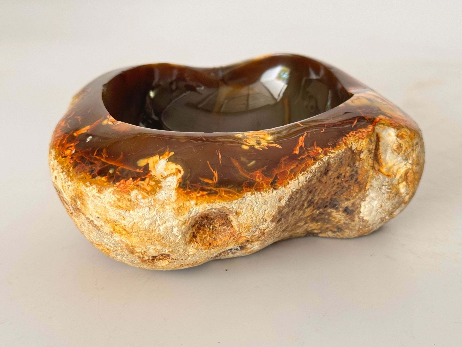 Ashtray, Vide Poche, In Onyx Free Form Shape, Polished, Italy 1960 photo buy