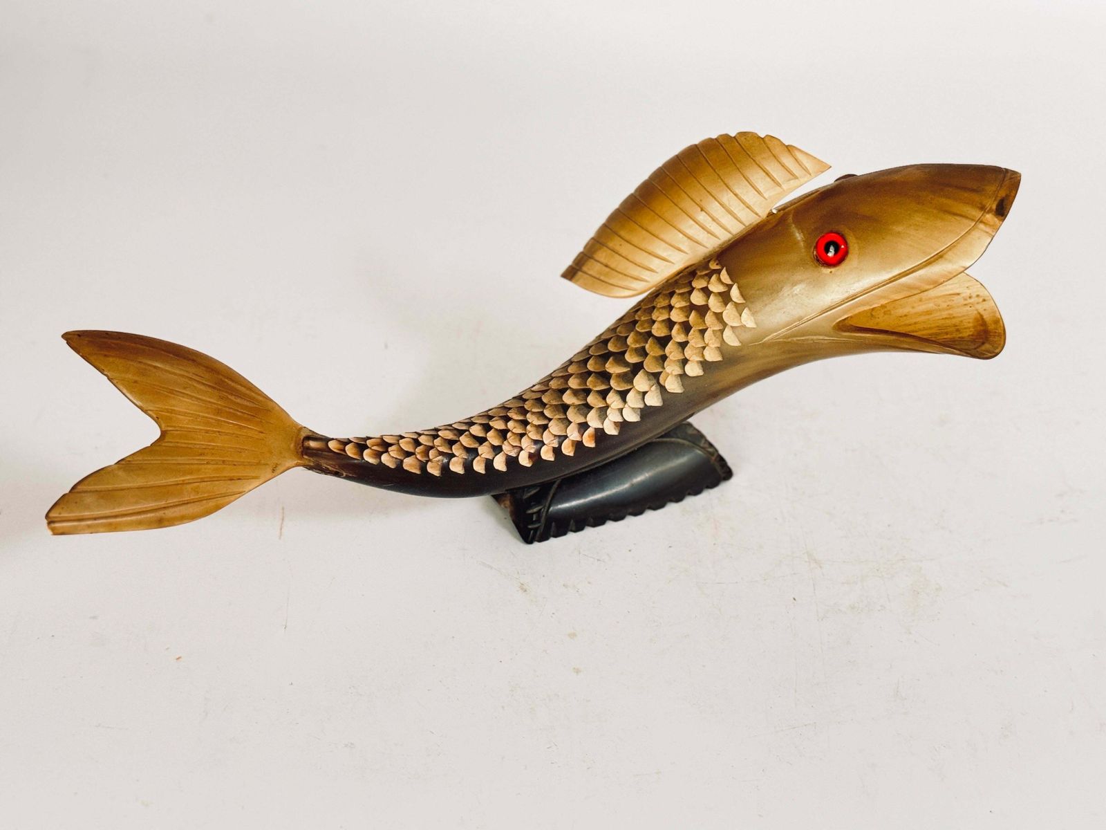 Horn Sculpture Representing A Fish Mid Century  France 20th Century photo Art