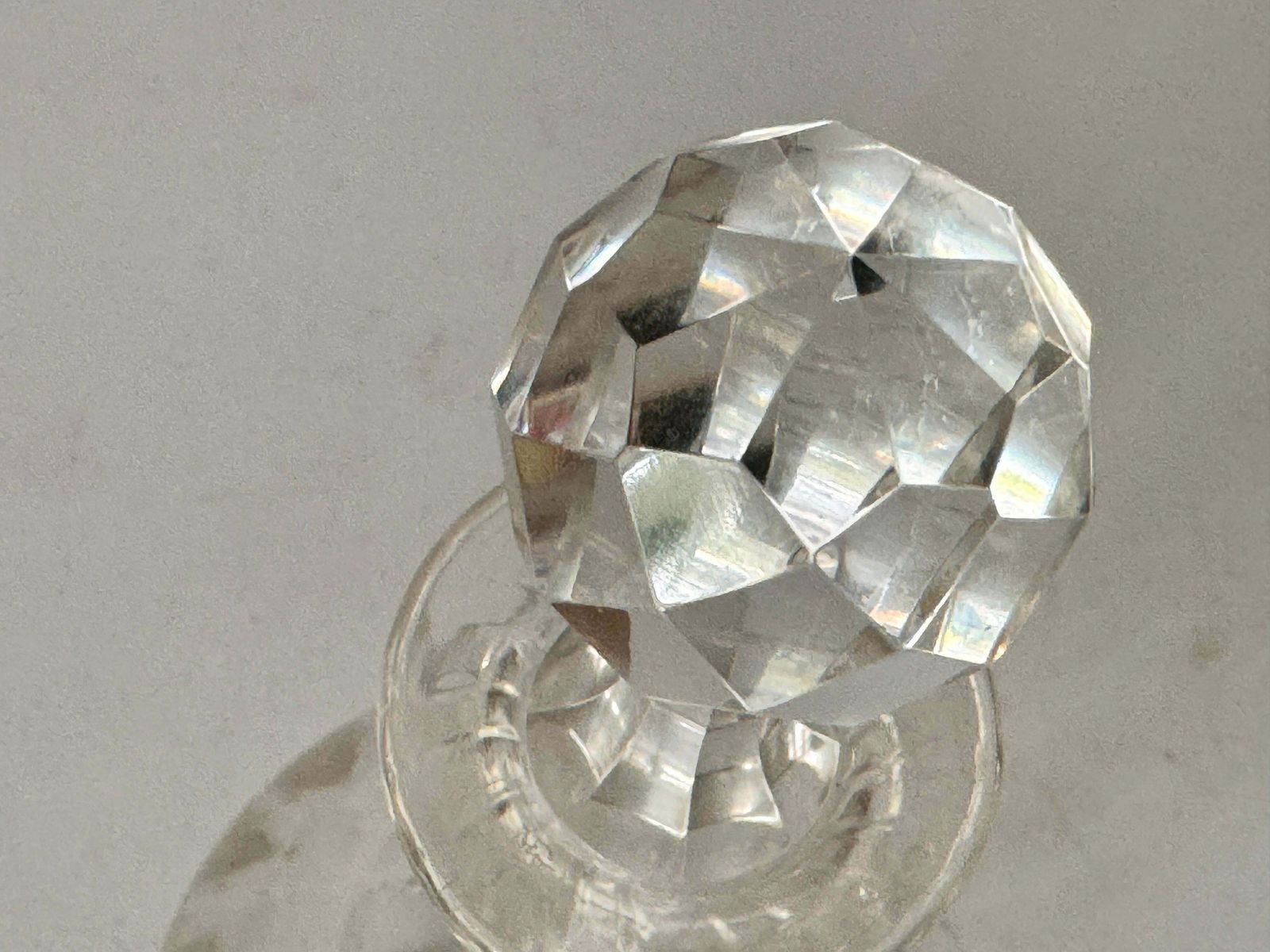 Baccarat Style Crystal Rond Perfection Decanter France 20th Century photo for sale