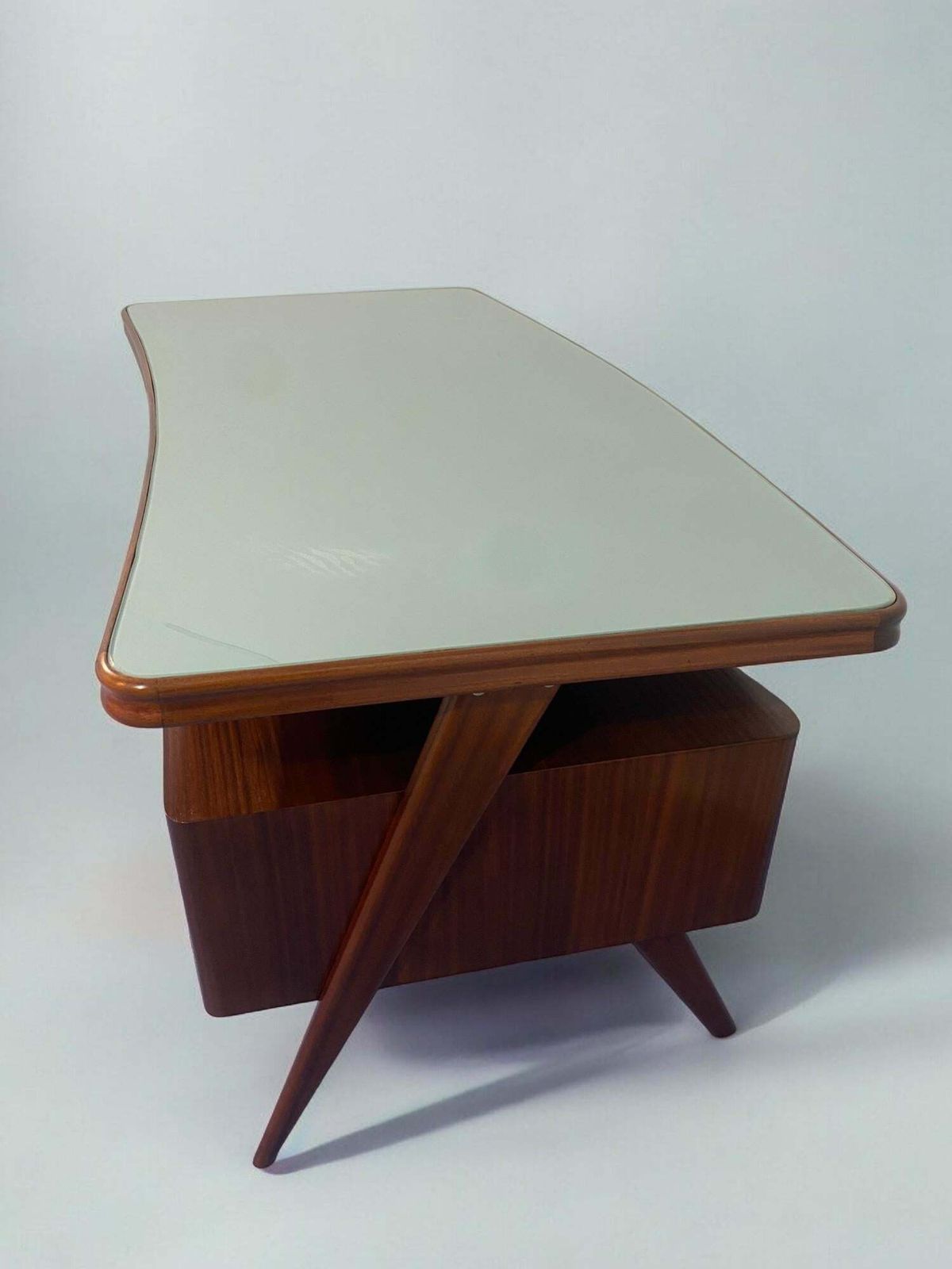 photo buy Italian Mid Century Executive Desk Designed By Vittorio Dassi In 1950s